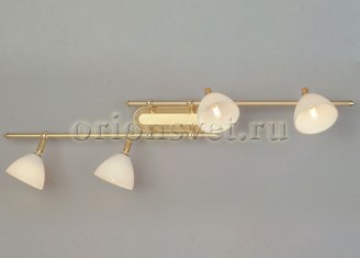 Бра STR 10-348/4 gold-matt/438 opal